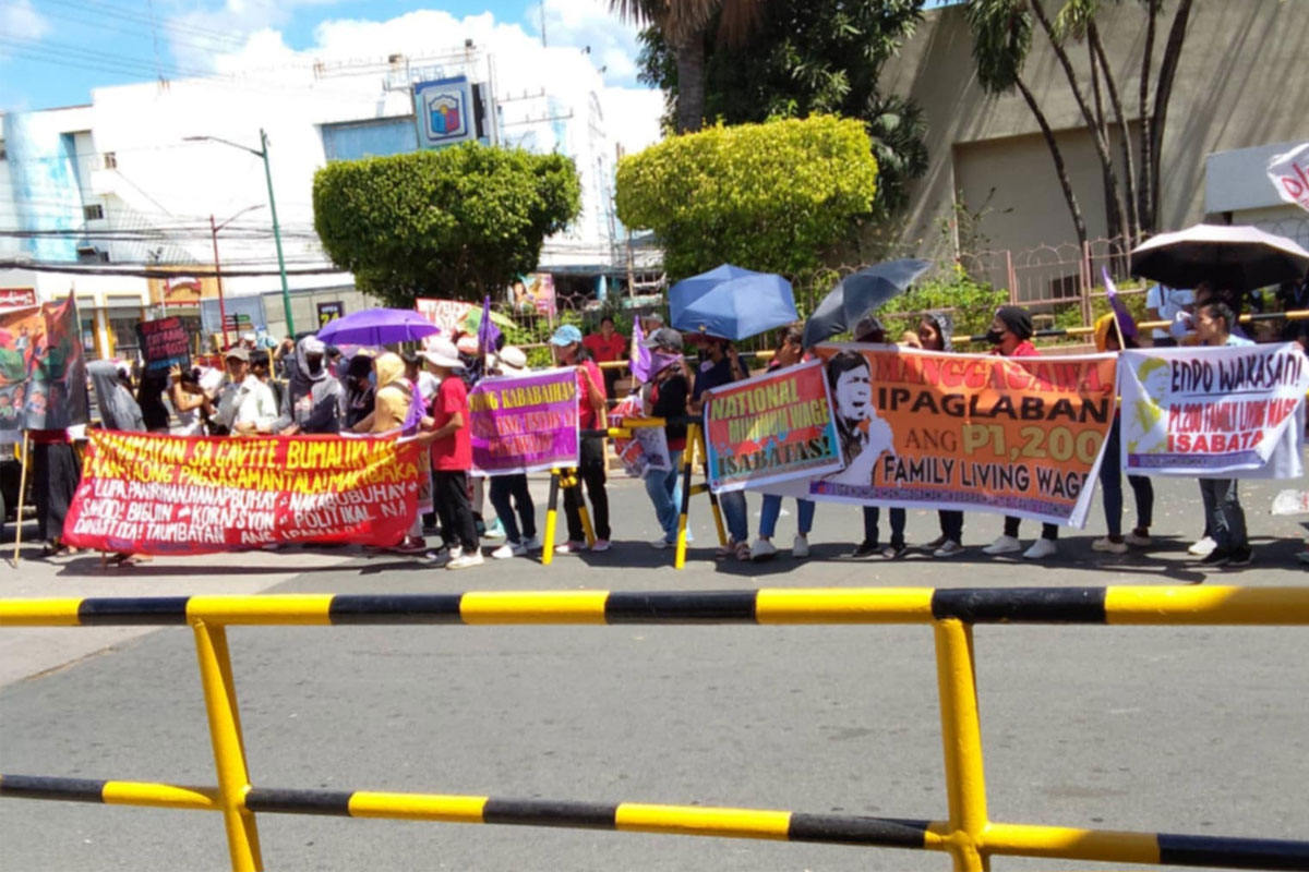 Cavite workers call for P1,200 living wage on Labor Day protest – Journal News Online