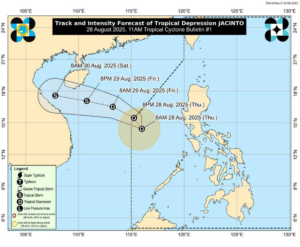 Pagasa monitors LPA off Cavite, may still become tropical depression – The Manila Times