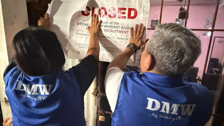 DMW closes 2 Cavite establishments for illegal recruitment – GMA Network