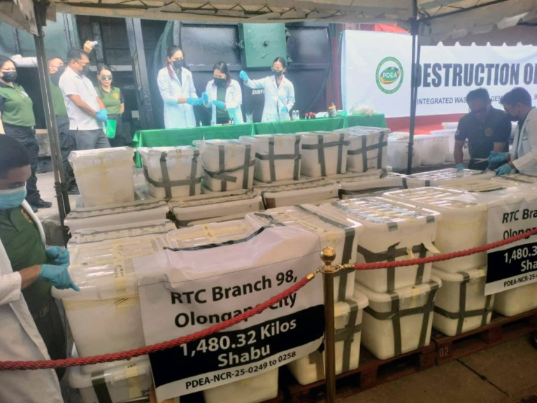 PDEA destroys P16B drugs in Cavite – The Manila Times