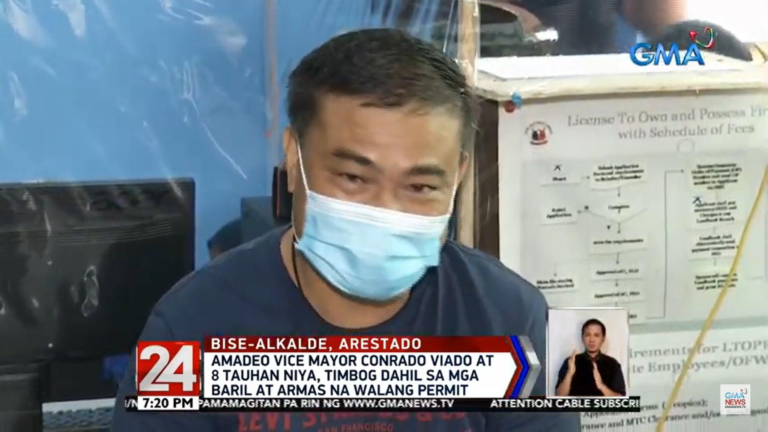 Amadeo, Cavite vice mayor, 8 staff members nabbed for illegal possession of firearms – GMA Network