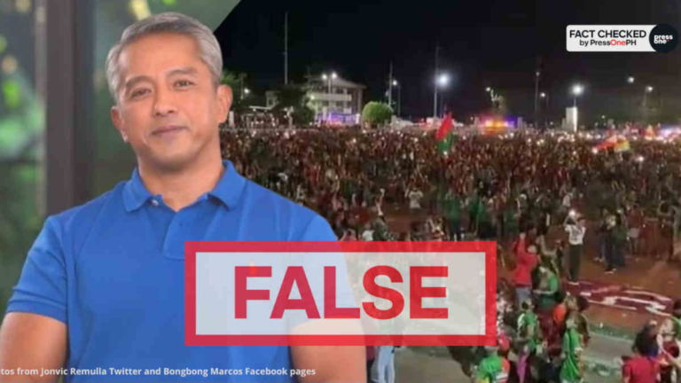 FACT-CHECK: Cavite governor claims UniTeam rally in Gen. Trias drew at least 140,000 people – Tsek.ph
