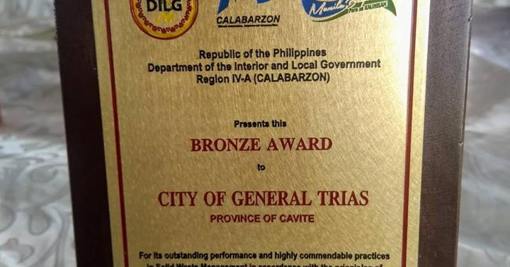 General Trias City bags environmental award from DILG – Philippine News Agency