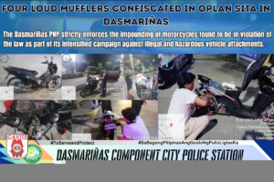 Dasmarinas confiscates loud pipes, says it is against PD 96 – MotoPinas.com