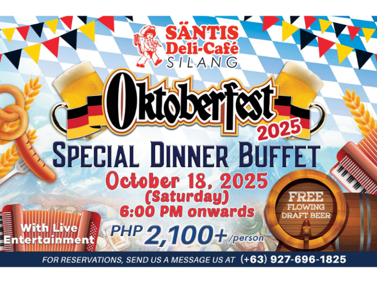 Säntis Deli Café Silang Brings Oktoberfest 2025 to Cavite – Philippine Primer