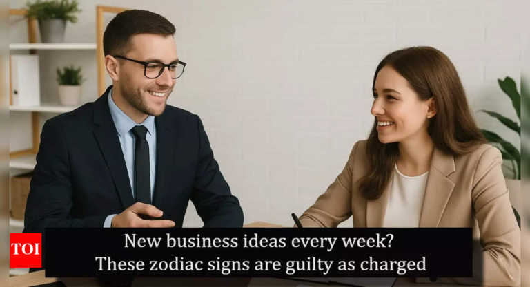 New business ideas every week? These zodiac signs are guilty as charged – Times of India