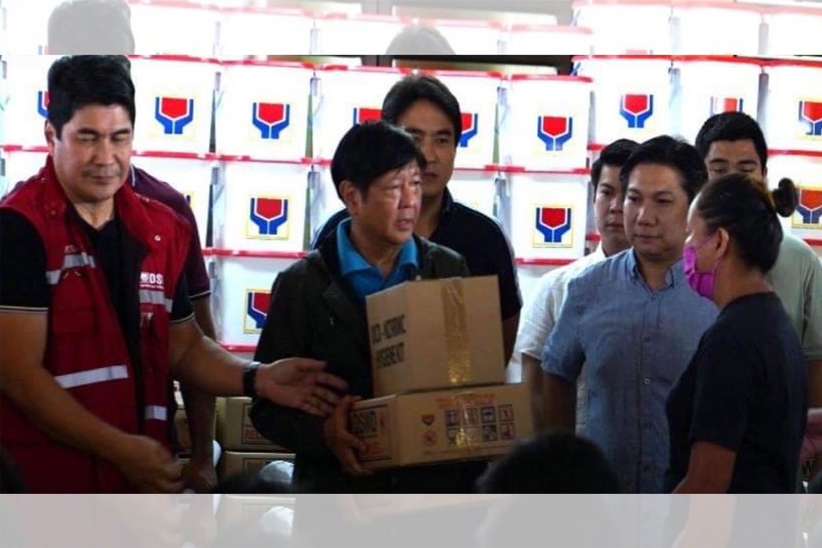 PBBM leads relief drive in Cavite – Journal News Online