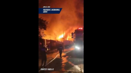 Fire hits industrial area in Dasmariñas City, Cavite – GMA Network