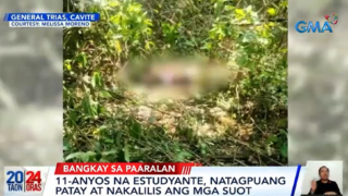 11-year-old student found dead inside Cavite school – GMA Network